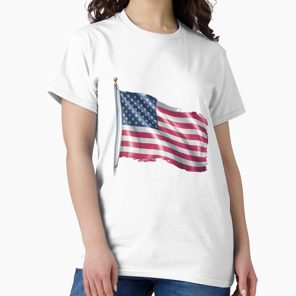 American Flag Pride – USA Patriotic Graphic Artwork by artedigital99