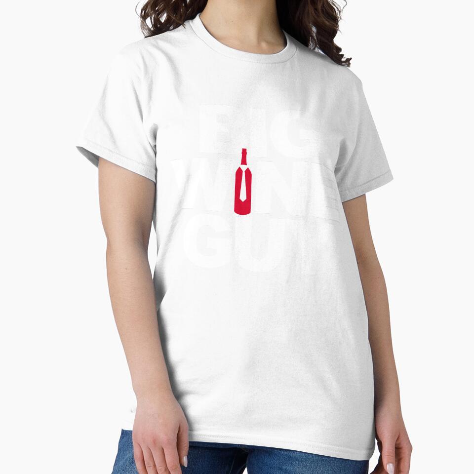 "Big Wine Guy: Funny Wine Lover Gift for Wine Enthusiasts" by artworkathome Unisex , , , Long Sleeve Tee