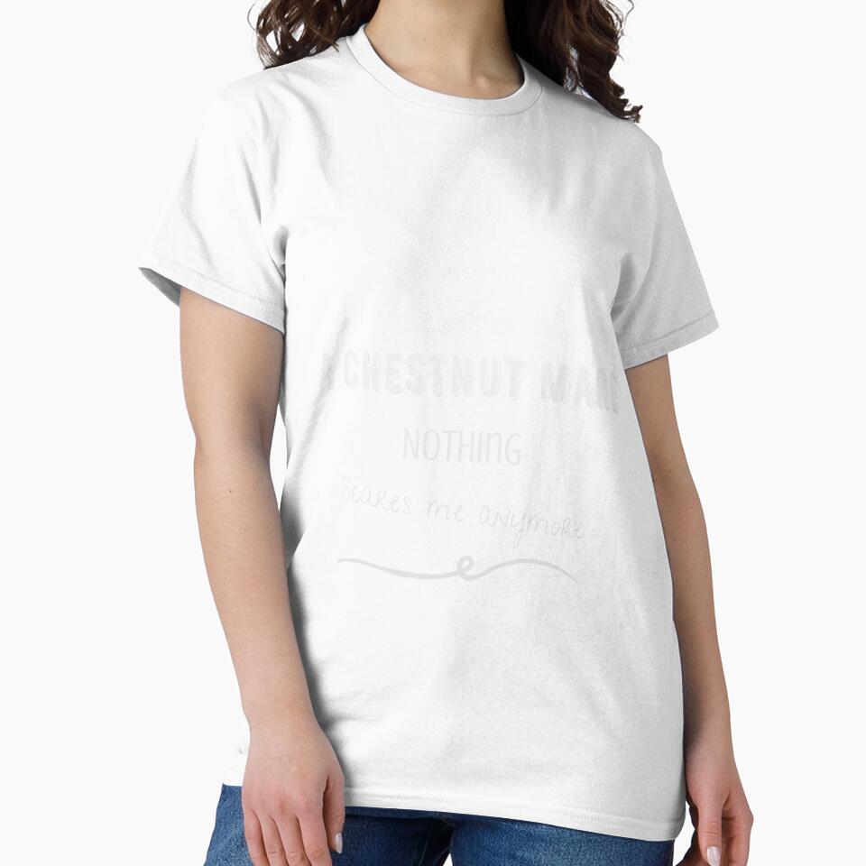 I ride a chestnut mare, Nothing Scares me anymore by redwolfegraphic Unisex , , , Long Sleeve Tee