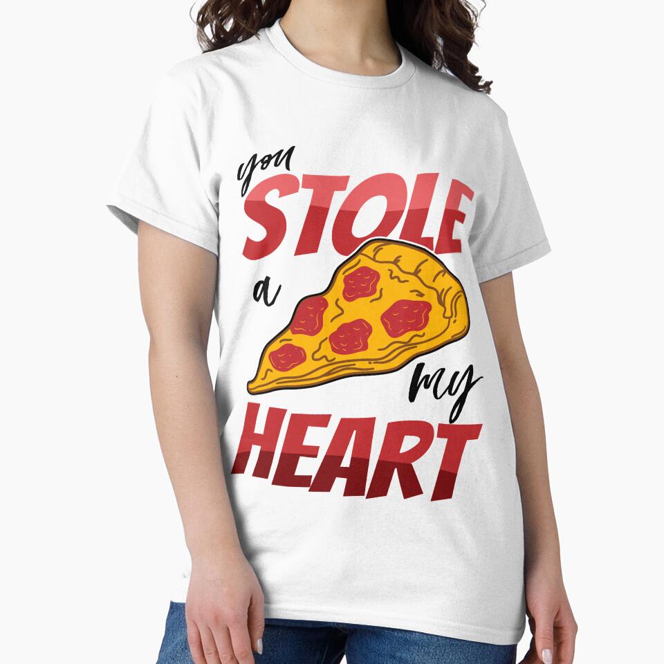 Valentines Gift For Pizza Lover - Slice Of My Heart by Leopardman25