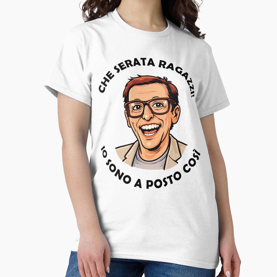 Gineprio - Che serata ragazzi, io sono a posto così by sebph Unisex , , , Long Sleeve Tee