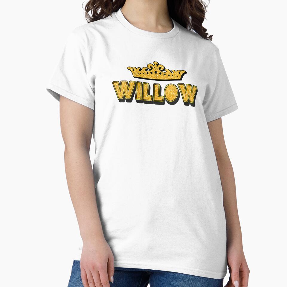 Willow Personalized Funny Custom Name Crown Design by Watsonarts