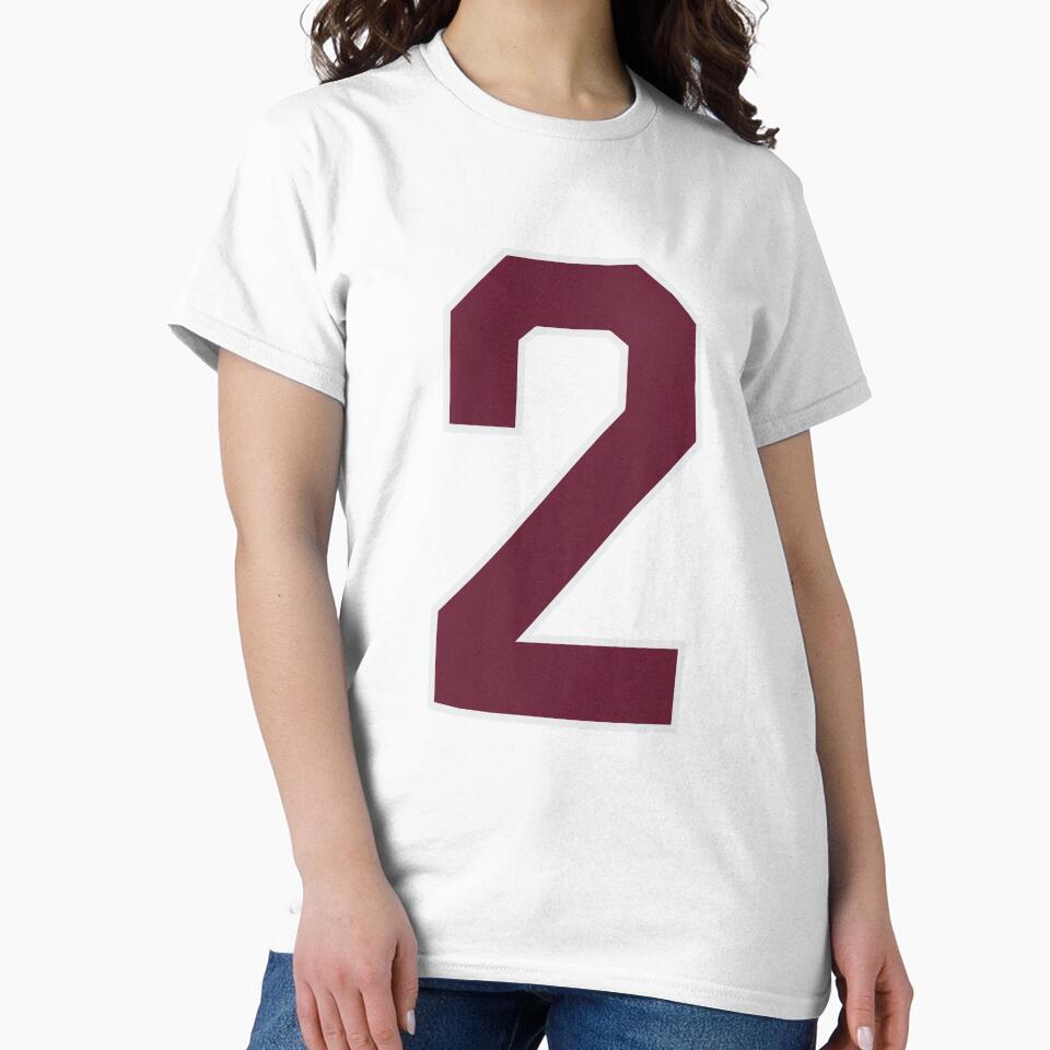 "Number 2 Bold Design - Collegiate Numbers, Varsity Style, Personalized Monogram Art" by artworkathome