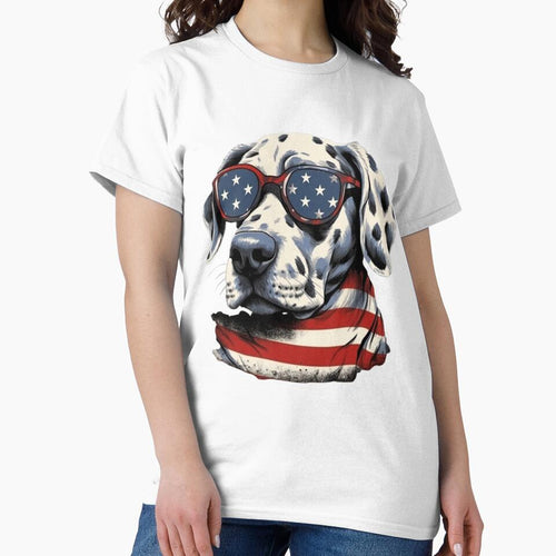 4th of July Dalmatian - Patriotic Pup by ZenEverAI