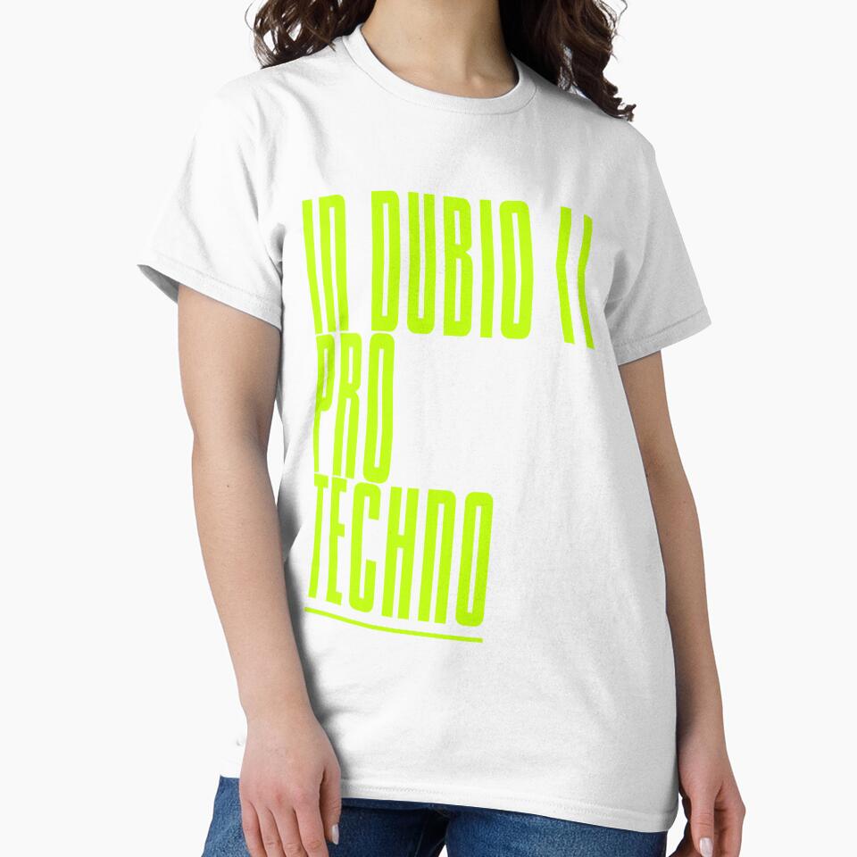 IN DUBIO FOR TECHNO by Ecmoprints