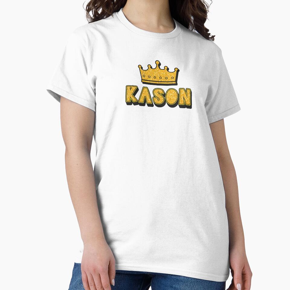 Kason Personalized Name With Crown - Cool & Funny Custom Gift for Men and Boys by Oussinc