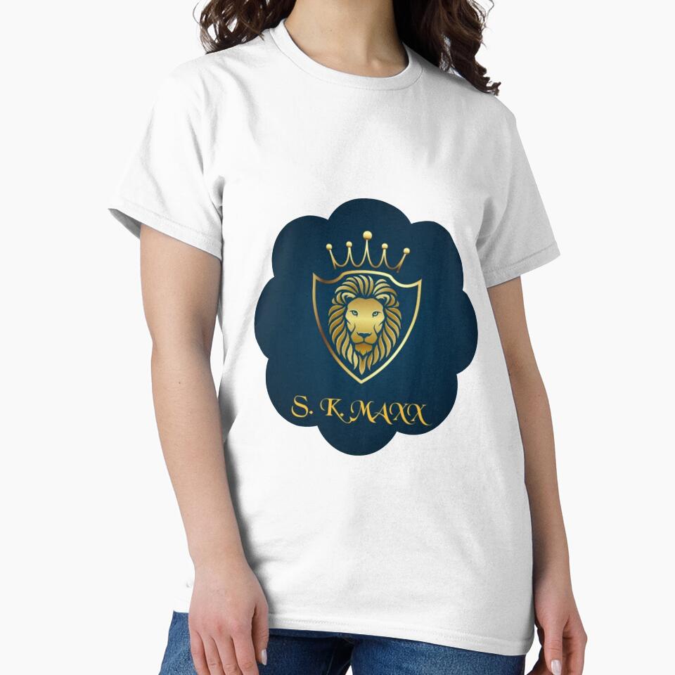 Branded gold lion logo pattern by SKMAXX