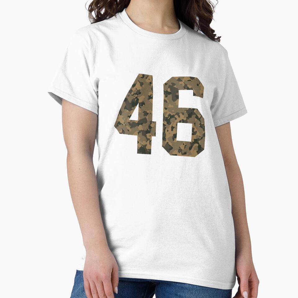 Army Camouflage Number 46 - Sports Numbers by NECHSTORE
