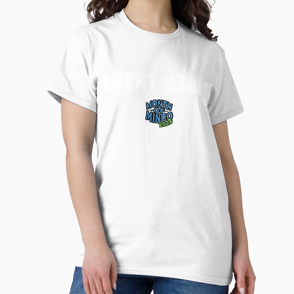Month of Mingo EVENT STAFF Shirt (White Text) 2023 by connor-maitland