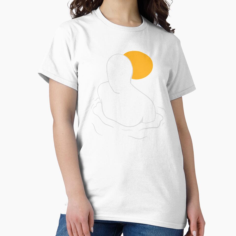 Minimal Swimming Person With Sun by isstgeschichte