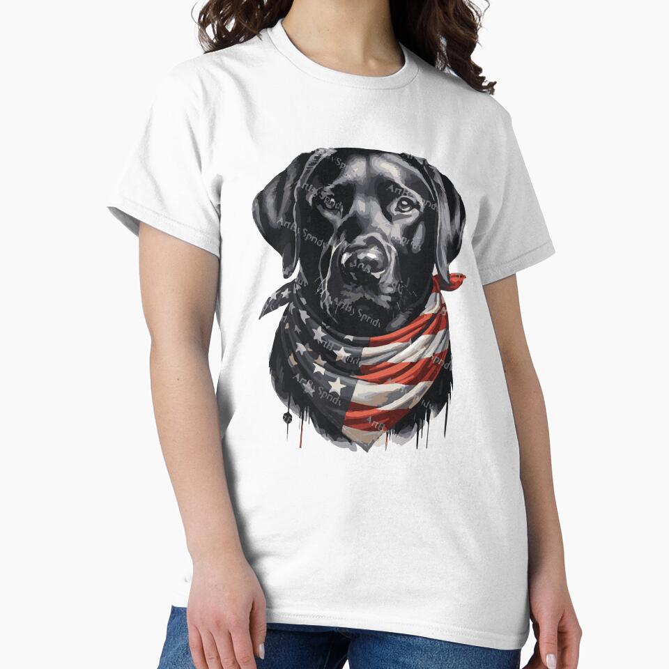 Patriotic Dog, 4th Of July Dog, Patriotic Labrador, USA Dog Gifts by DesignDenDo ⭐⭐⭐⭐⭐