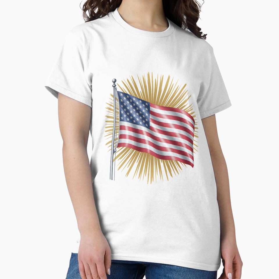 Patriotic Flag Illustration – American Pride Graphic by artedigital99