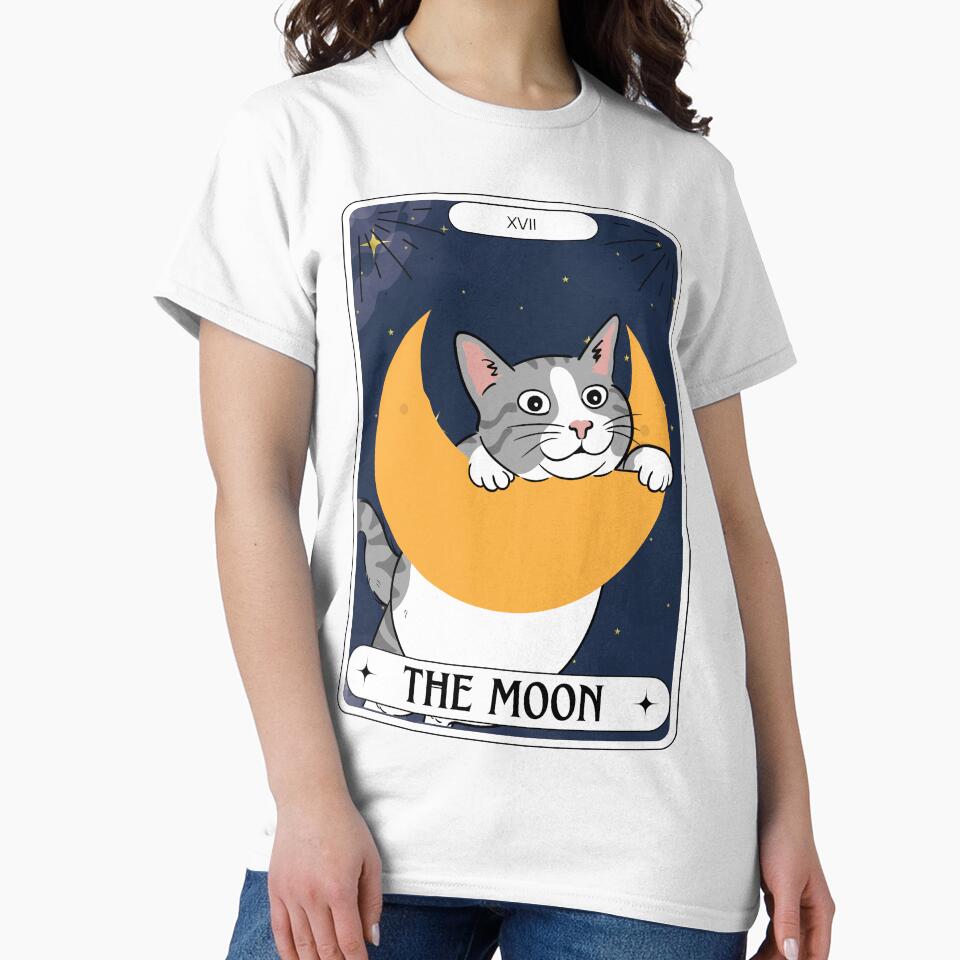 Tarot Card Tabby Cat The Moon by BettySpicer