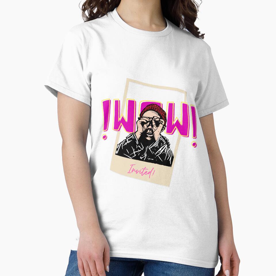 Beautiful wow black & pink print by Artsyclick