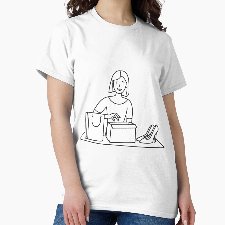 Woman Unpacking High Heels by rasagamastore
