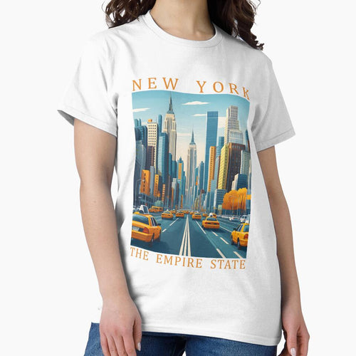 32 New York Travel Poster by Lucy Goosy Art