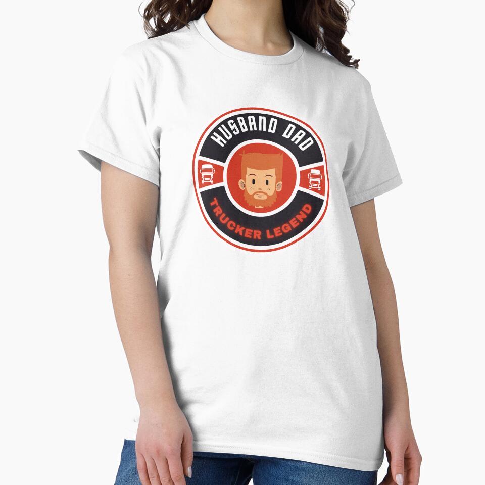 Awesome Mens Husband Dad Trucker Legend by awCurve