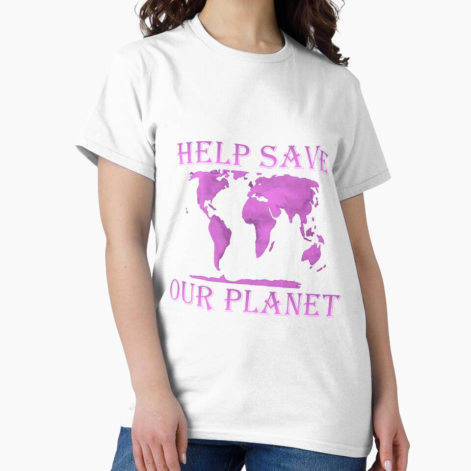 Help Save Our Planet, Pink by ChristineShook