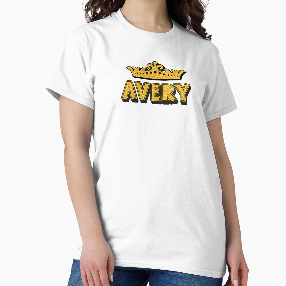 Avery Personalized Funny Custom Name Crown Design by Watsonarts