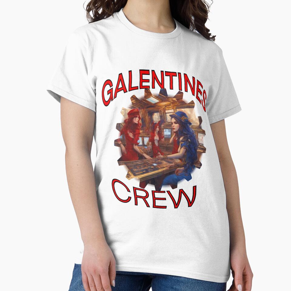Surreal Super girl power Galentines crew submarine girls only crew by sailorsam1805