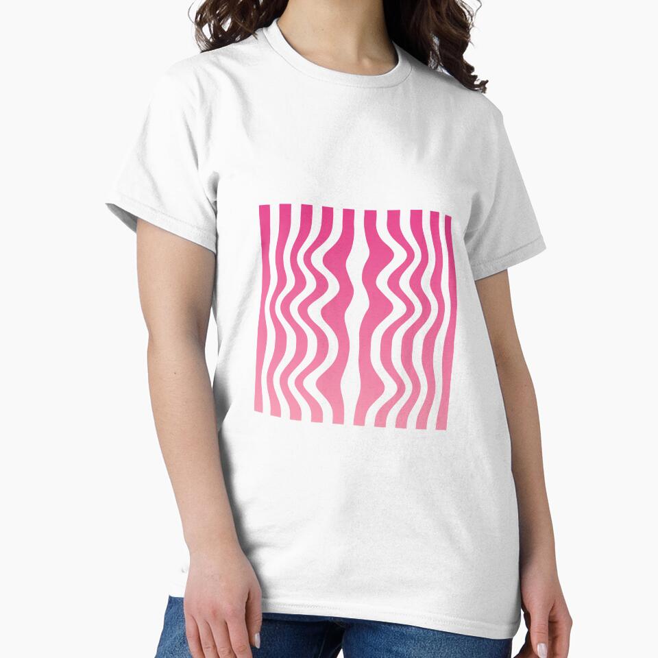 Pink and white gradient line by Pattrenonly