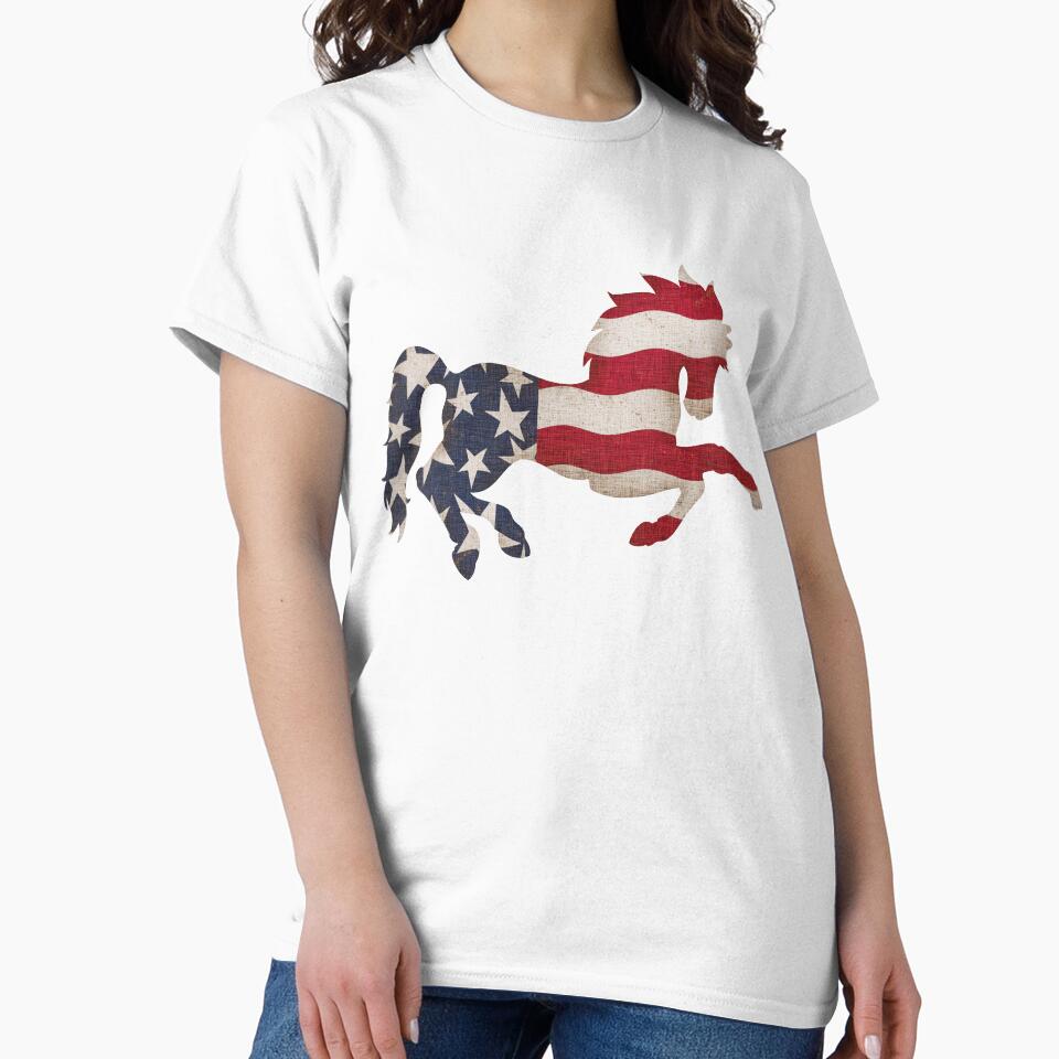 Americana Horse by CheriesArt