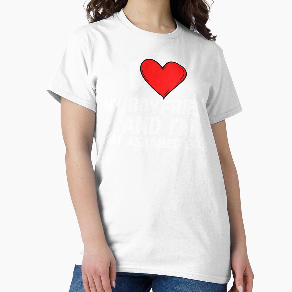 I love My Boyfriend and i'm not ashamed of it - a perfect symbol for anyone who loves boyfriends by Bielecki-es