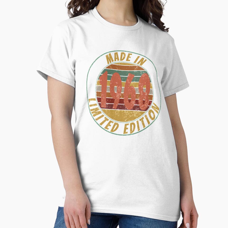 Made In 1968 Limited Edition Retro Vintage by Qudkin
