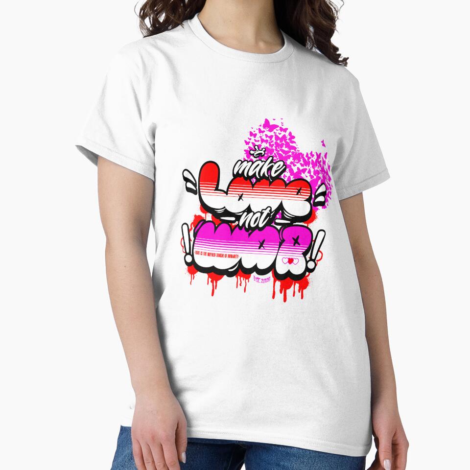 Make Love Not War – Retro Hippie Statement by beeekingz