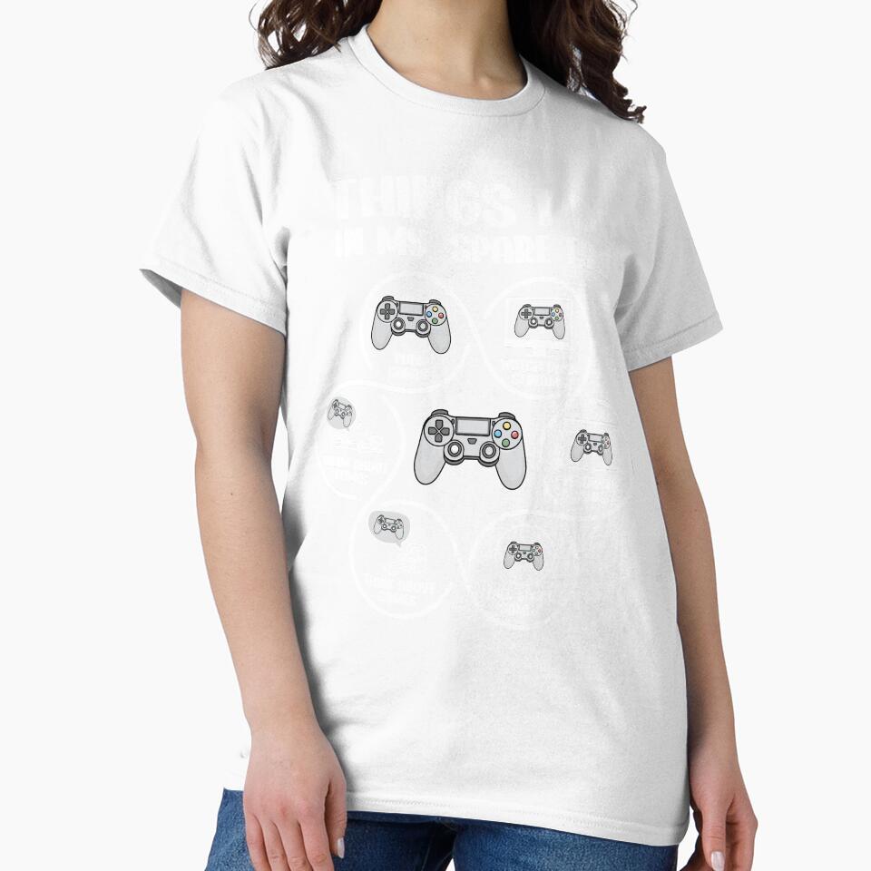 Things I Do In My Spare Time Funny Gamer by Colorful Designs