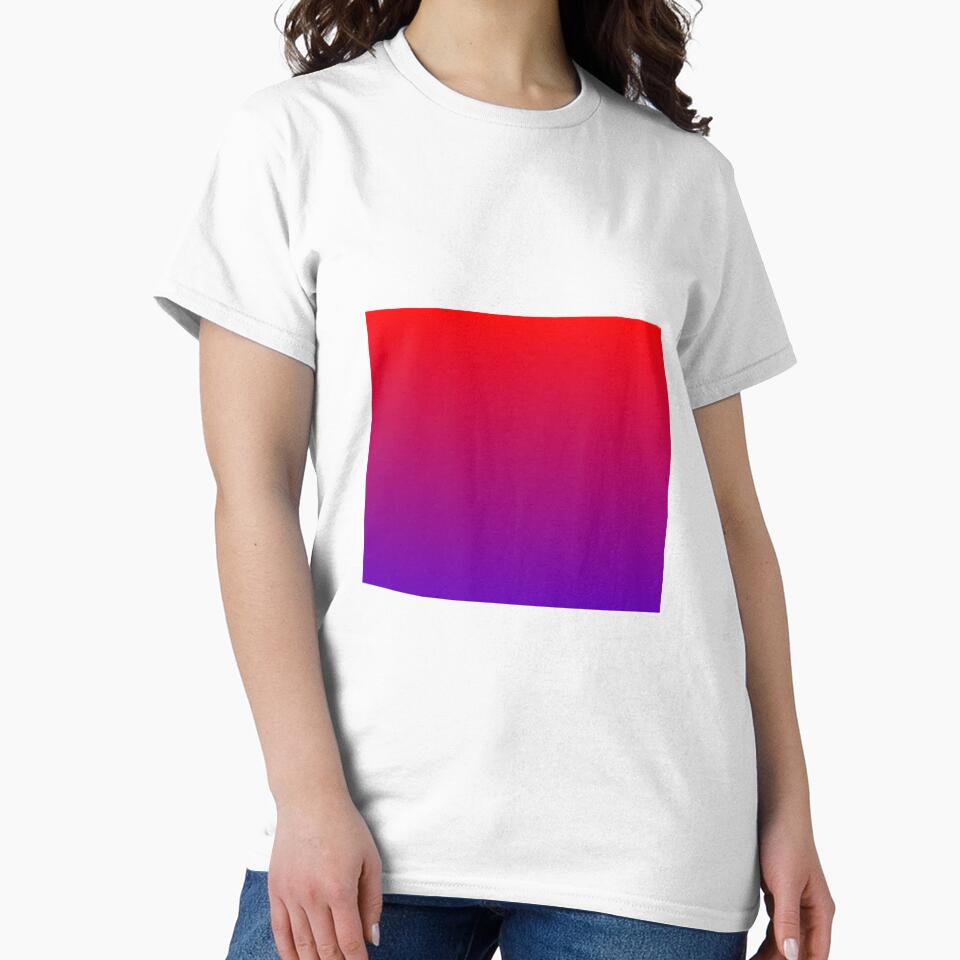 NEON LIGHTS - Minimalist Red to Purple Gradient Ombre by GRDNT