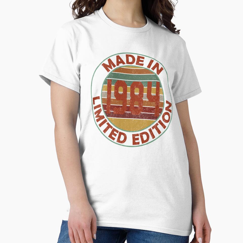 Made In 1984 Limited Edition Retro Vintage by Qudkin