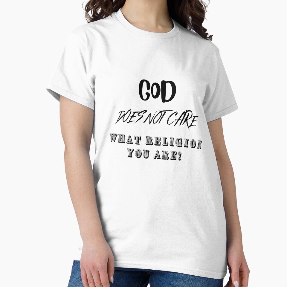 God does not care what religion you are by hskye7
