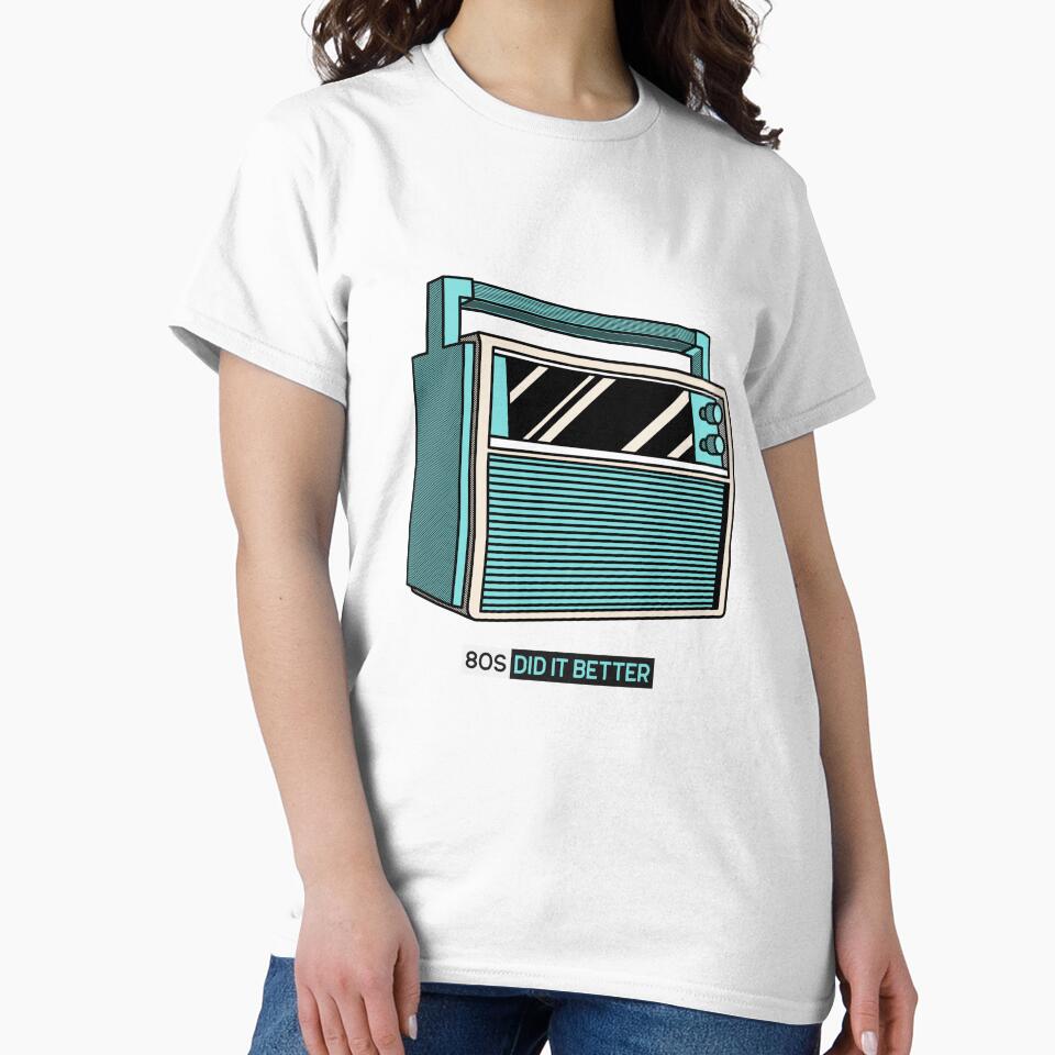 80s DID IT BETTER RADIO by DanielAshirts Unisex , , , Long Sleeve Tee