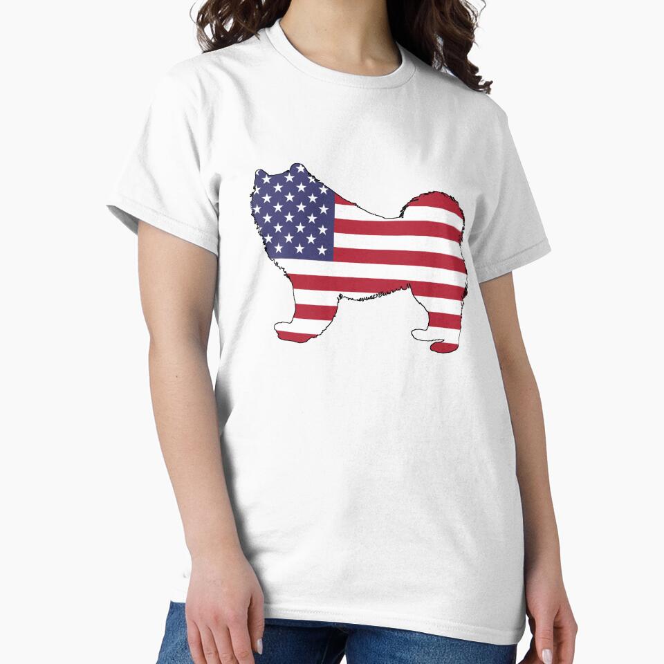 American Flag – Samoyed by DelirusFurittus
