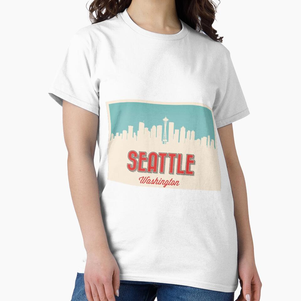 Seattle Washington Retro by TeamBride