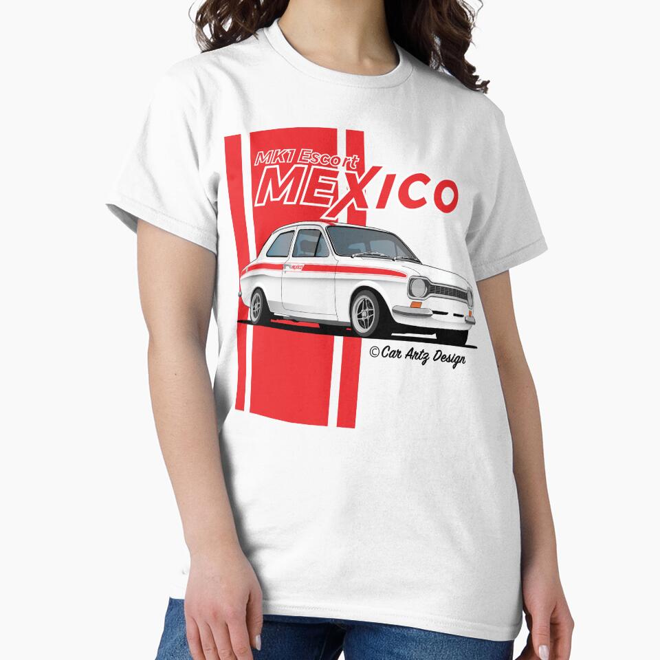 Mk1 Escort Mexico (White + Red) by SketchMyRide