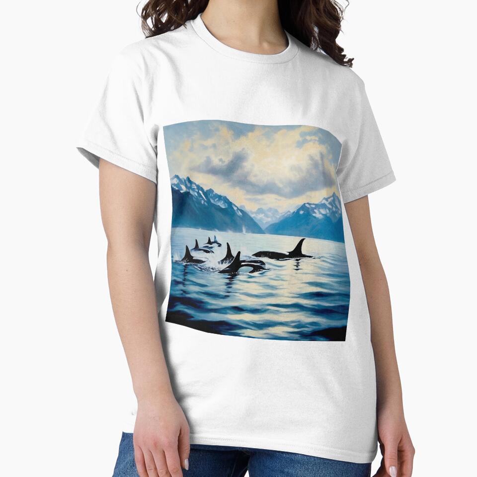 Orca pod by Island Art Studios