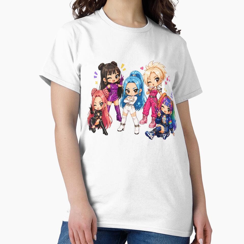 Éthos Chibi Anime Girl Group – Kawaii Idol Characters by Kikabum by KIKABUM