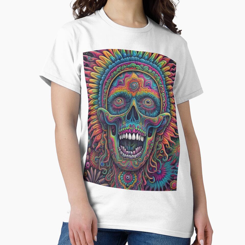 Skull Tie Dye by Printverse Studio
