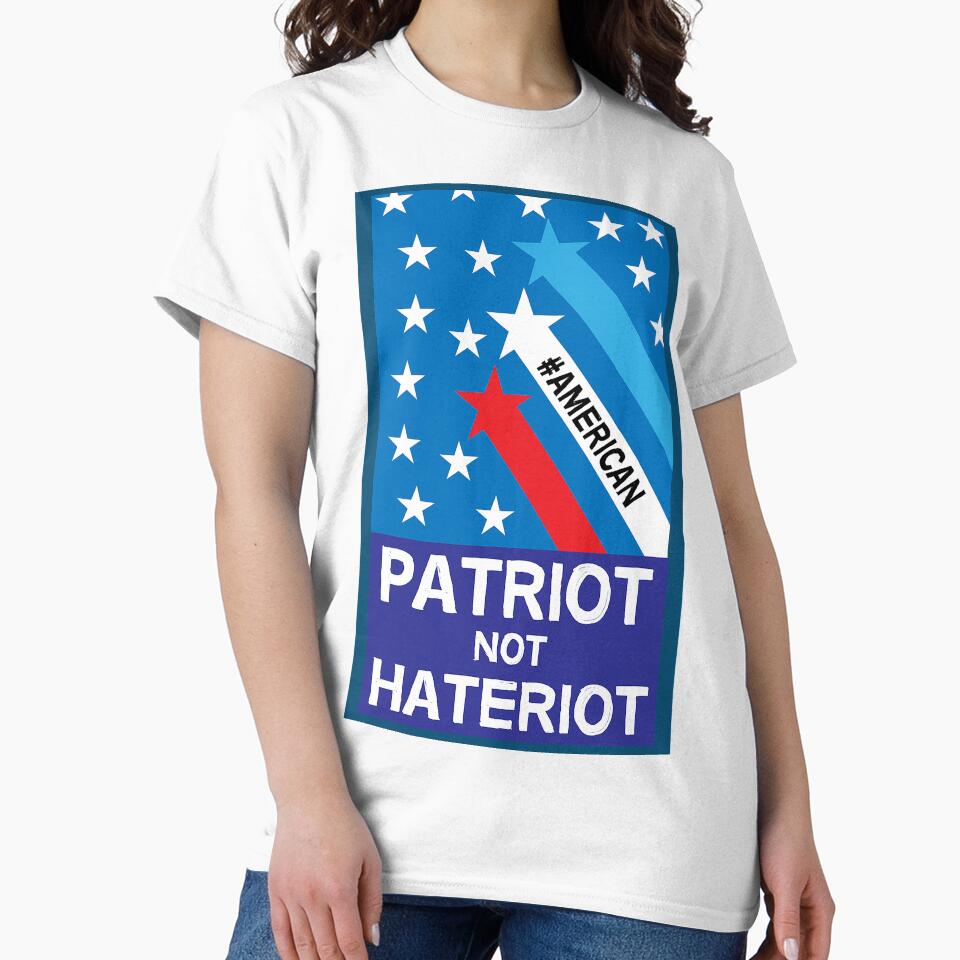 Patriots Not Hateriots - Patriotic Gifts - USA - American Gifts - Patriotic USA by happygiftideas