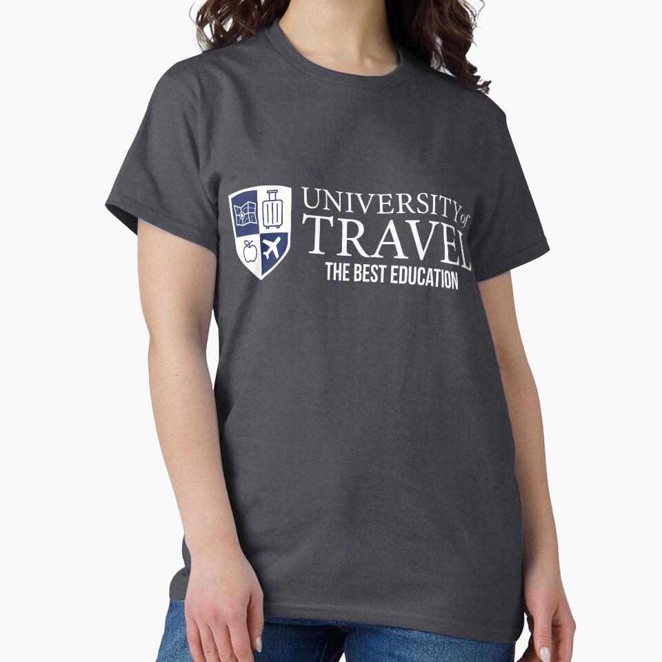 University of Travel by groovygear Unisex , , , Long Sleeve Tee