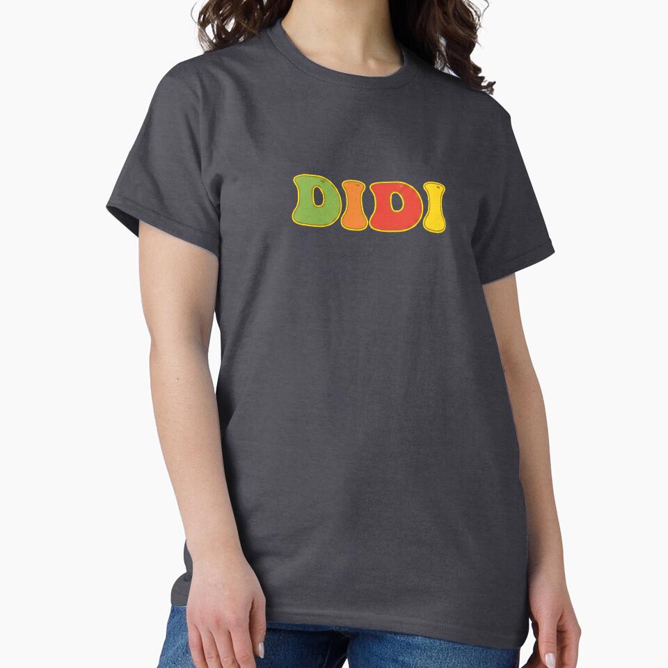 ❤️ Didi Personalized Name Wavy Retro Shirt, Coffee Mug, Sticker Gift by HelixPedia