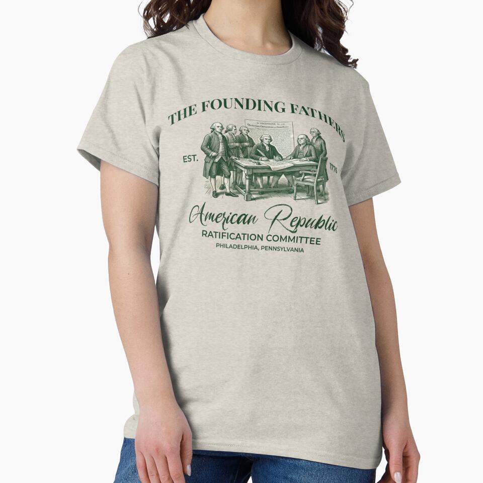 The Founding Fathers American Republic Vintage Streetwear by FIREDesignsPOD