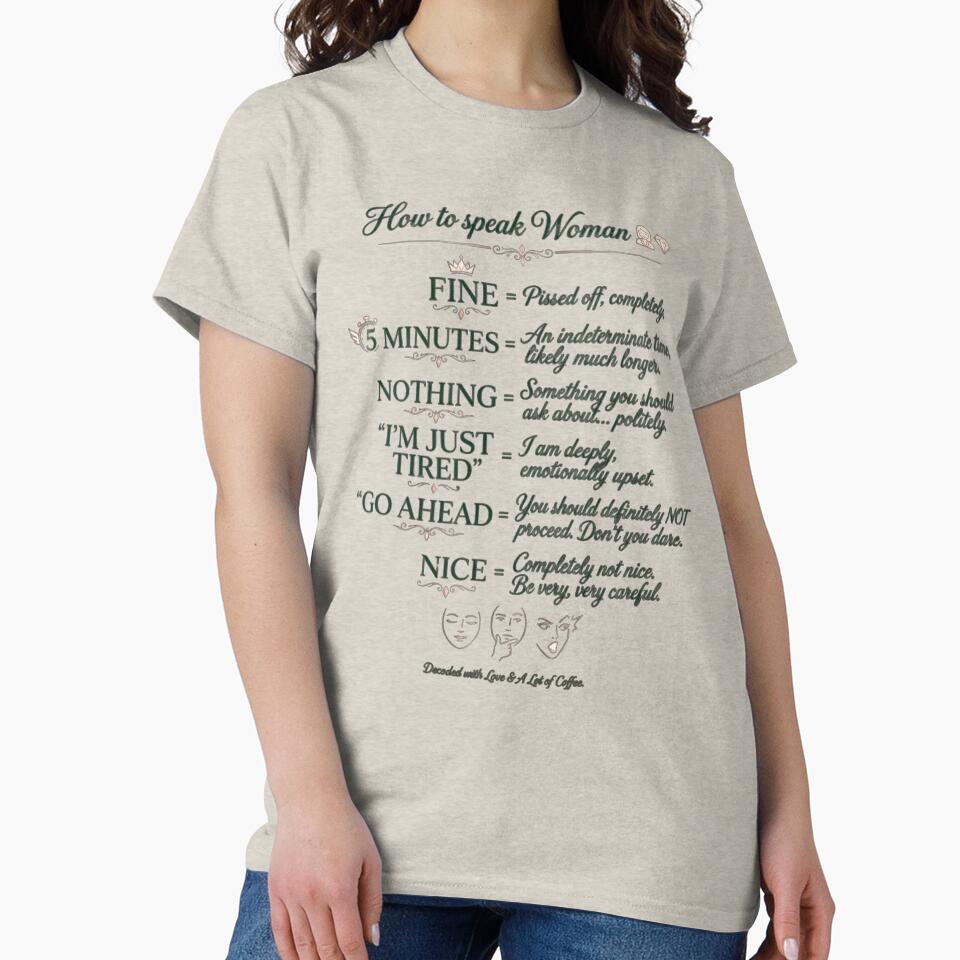 Womens Language Translator by Flirt-Teez