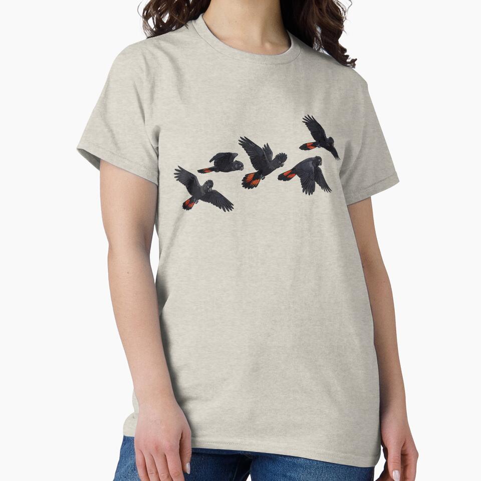 Red-Tailed Black Cockatoo Shirt by Chockahs