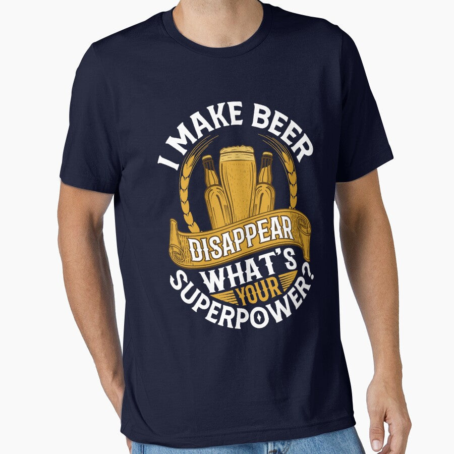 I make beer disappear what's your superpower? by FurioInc Unisex , , , Long Sleeve Tee