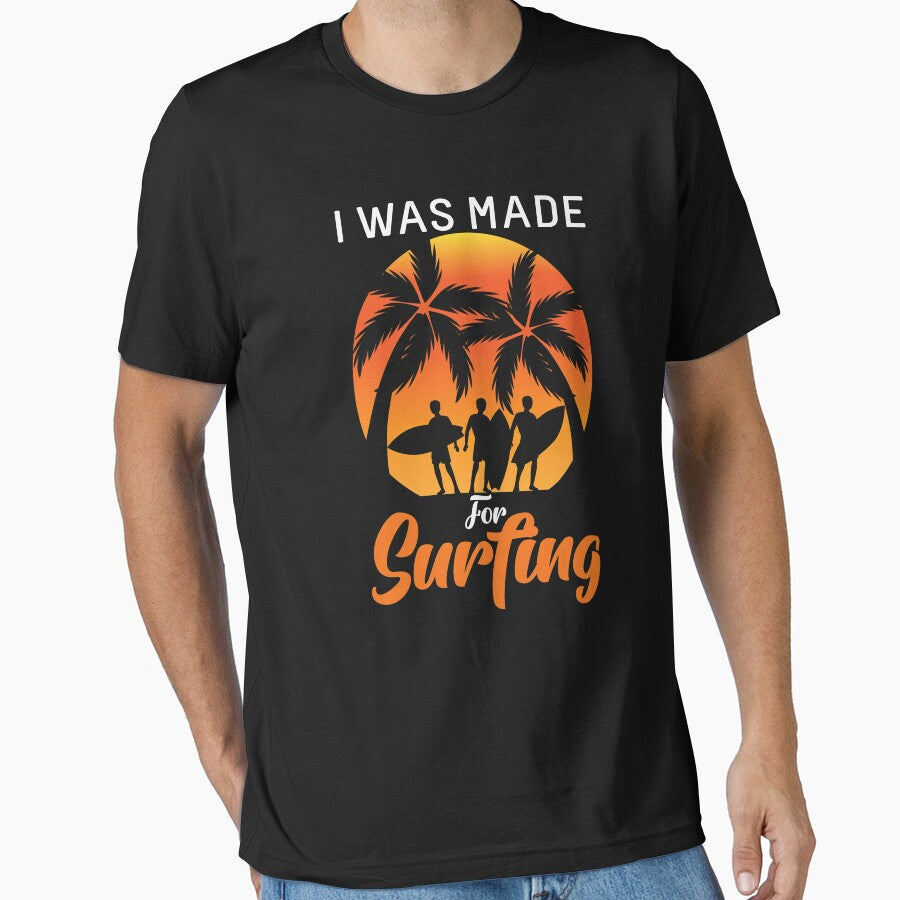 I was Made for Surfing by ubantee Unisex , , , Long Sleeve Tee
