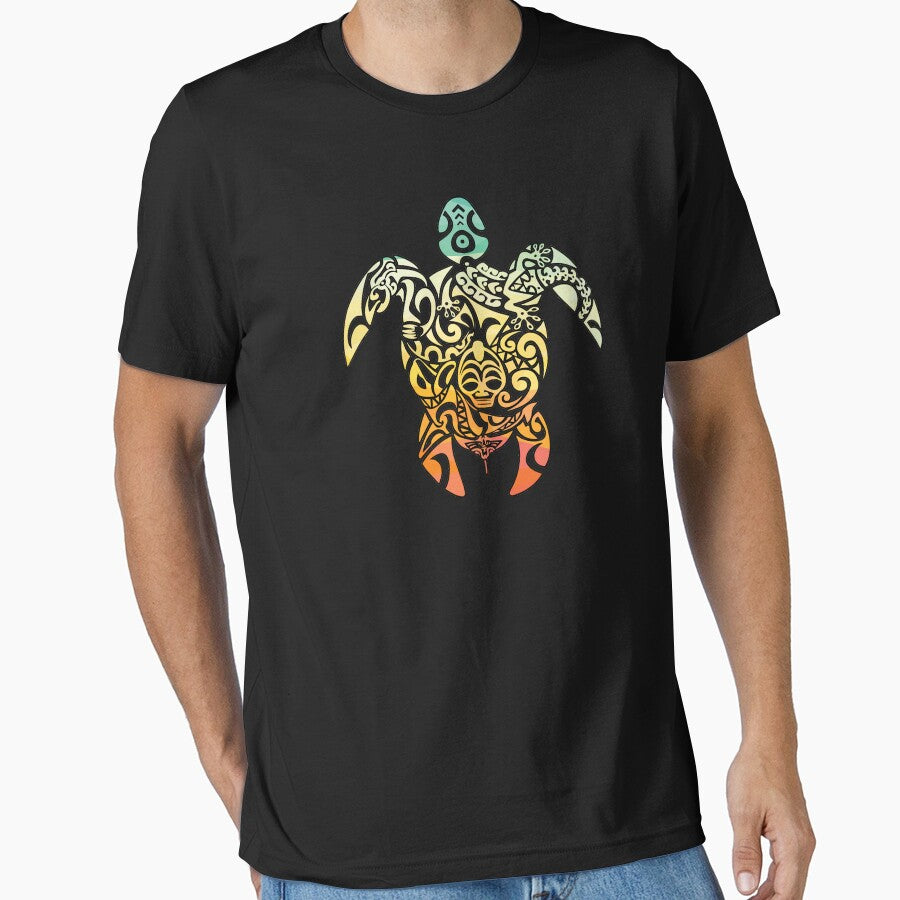 Tribal Sea Turtle Polynesian Maori Tattoo Art by MintedFresh