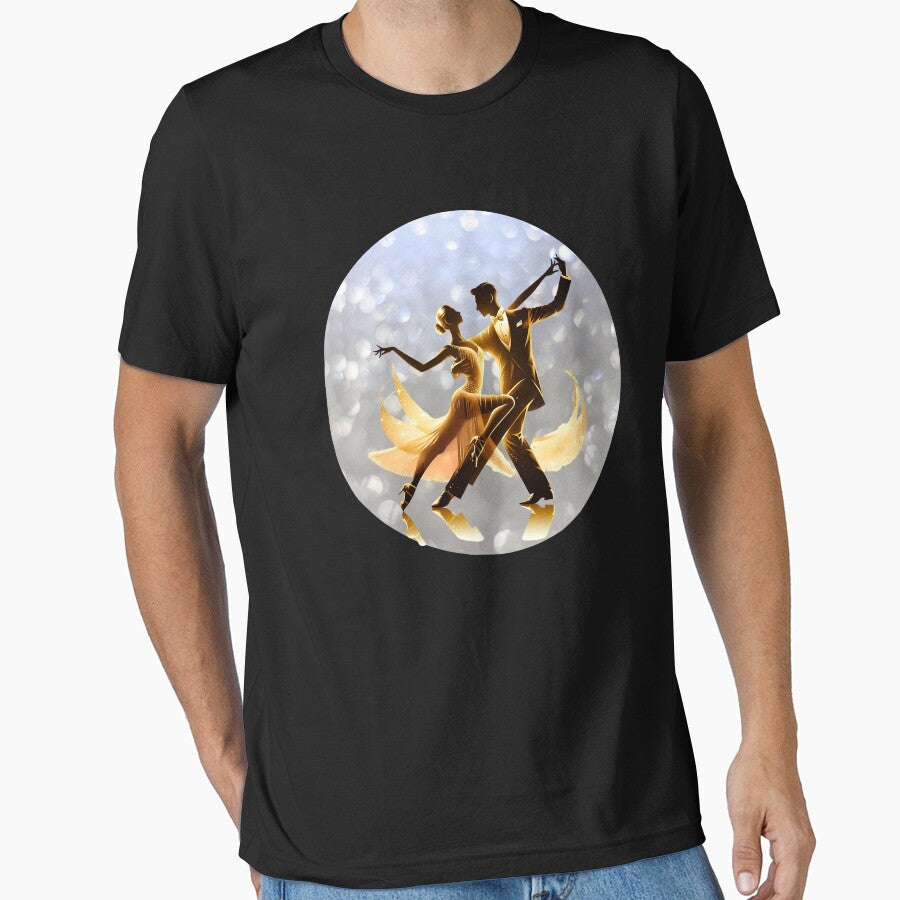 Gold star in the silver ball by Toms Tee